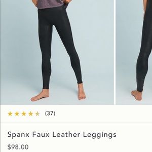Spanx Faux Leather Leggings